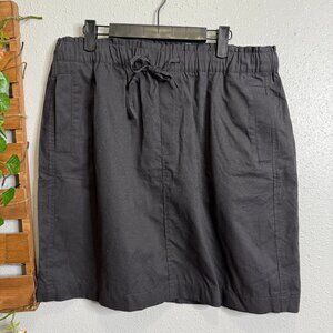Loft Outlet Black Pull-on Skirt NWT